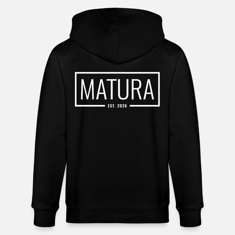 Matura Est. 2026 - Veste à capuche bio CULTIVATOR Stanley/Stella Unisexe - noir