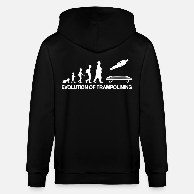Evolution Trampoline - Veste à capuche bio CULTIVATOR Stanley/Stella Unisexe - noir