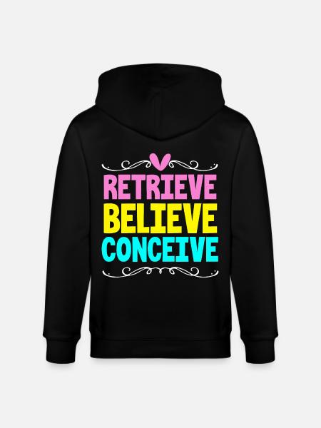 Embryo Transfer Day Fetus - Stanley/Stella CULTIVATOR Unisex Organic Hooded Jacket - black