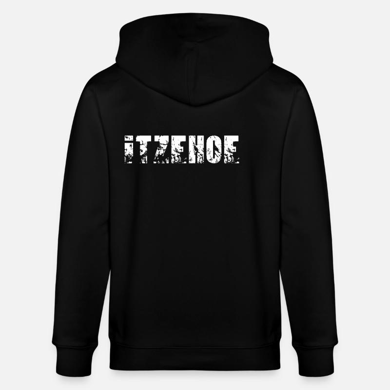 Itzehoe - Stanley/Stella Unisex Bio-Kapuzenjacke CULTIVATOR  - Schwarz