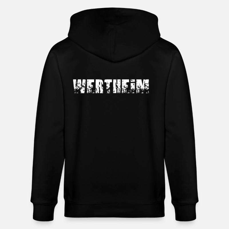 Wertheim - Stanley/Stella Unisex Bio-Kapuzenjacke CULTIVATOR  - Schwarz