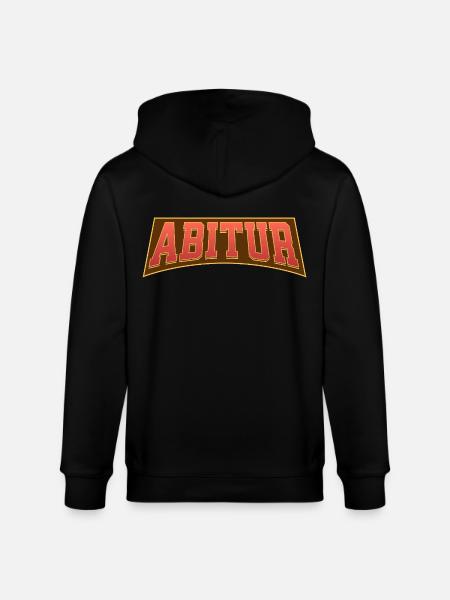 Abitur - Stanley/Stella Unisex Bio-Kapuzenjacke CULTIVATOR - Schwarz
