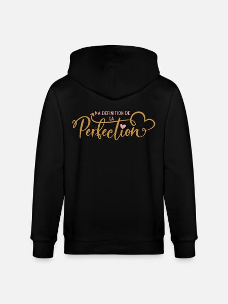 Meine Definition von Perfektion - Stanley/Stella Unisex Bio-Kapuzenjacke CULTIVATOR - Schwarz