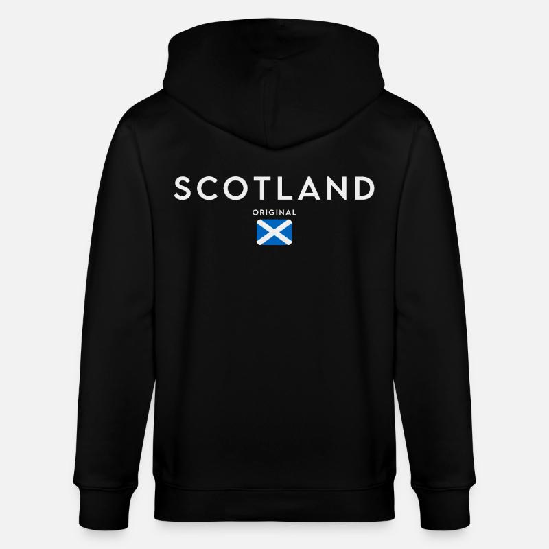 Drapeau de l’Ecosse, fierté écossaise - Veste à capuche bio CULTIVATOR Stanley/Stella Unisexe - noir