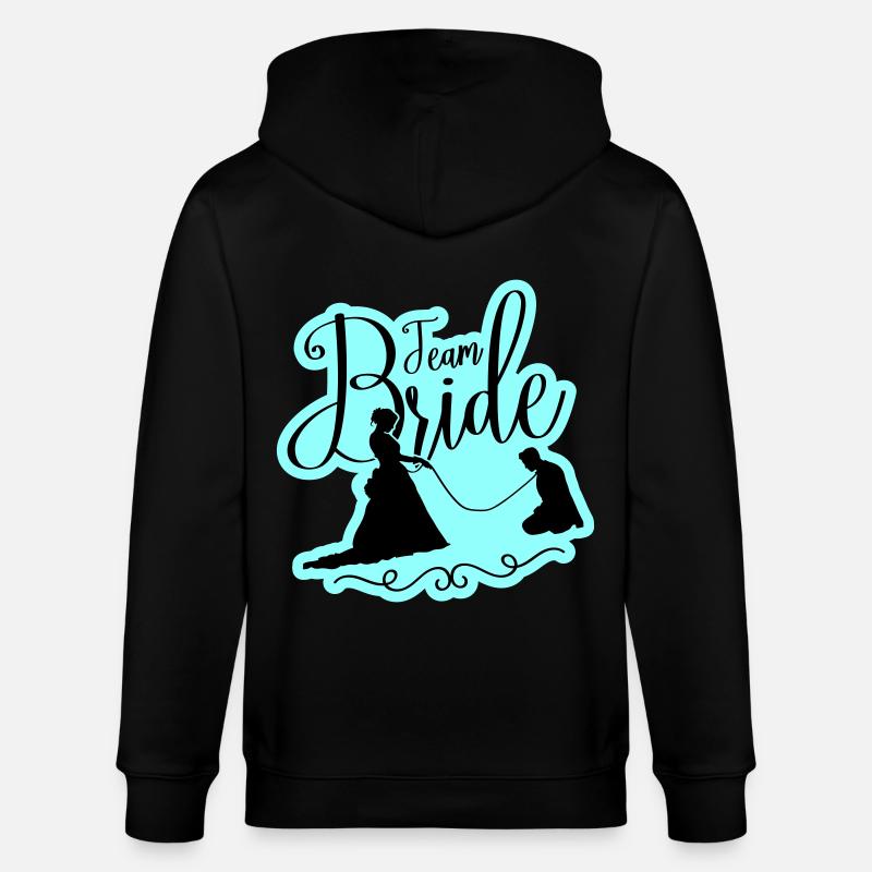 Équipe Mariée Mariage Poule - Veste à capuche bio CULTIVATOR Stanley/Stella Unisexe - noir