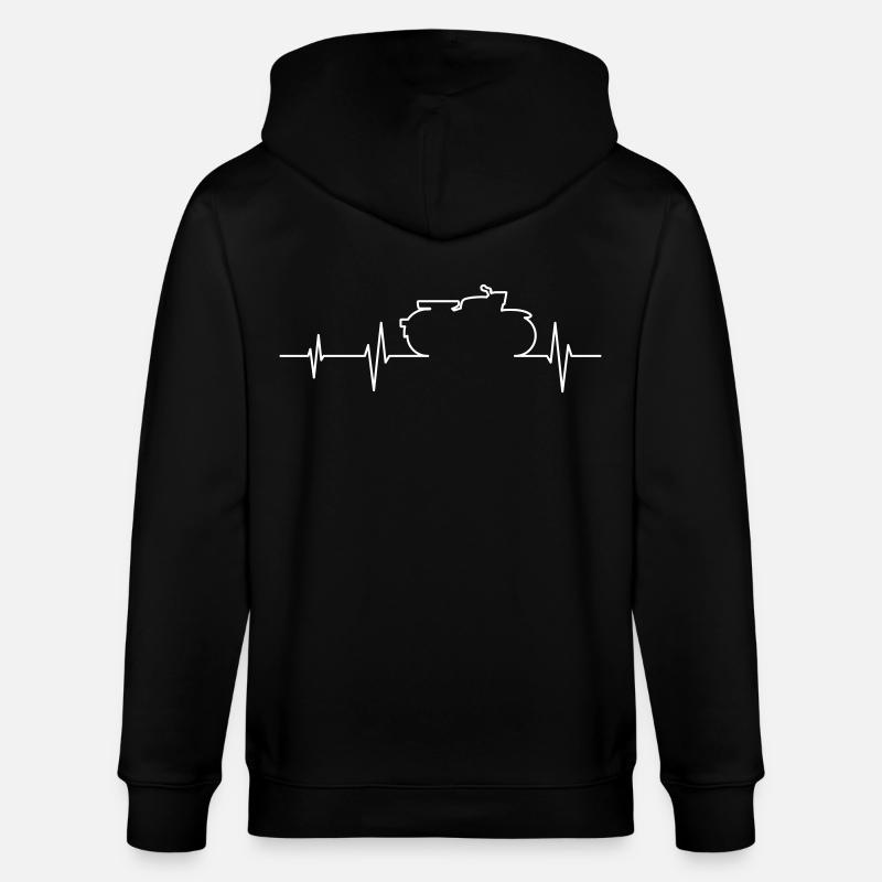 Simson Sparrowhawk Hawk ECG - Veste à capuche bio CULTIVATOR Stanley/Stella Unisexe - noir