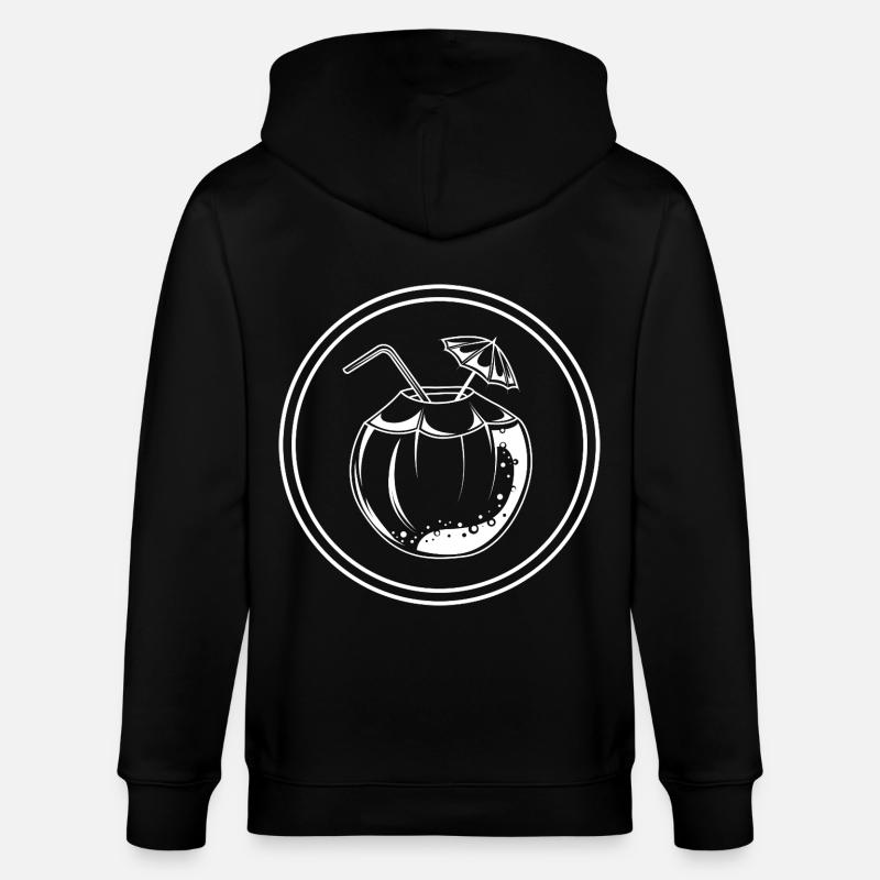 Icône de noix de Icône - Veste à capuche bio CULTIVATOR Stanley/Stella Unisexe - noir