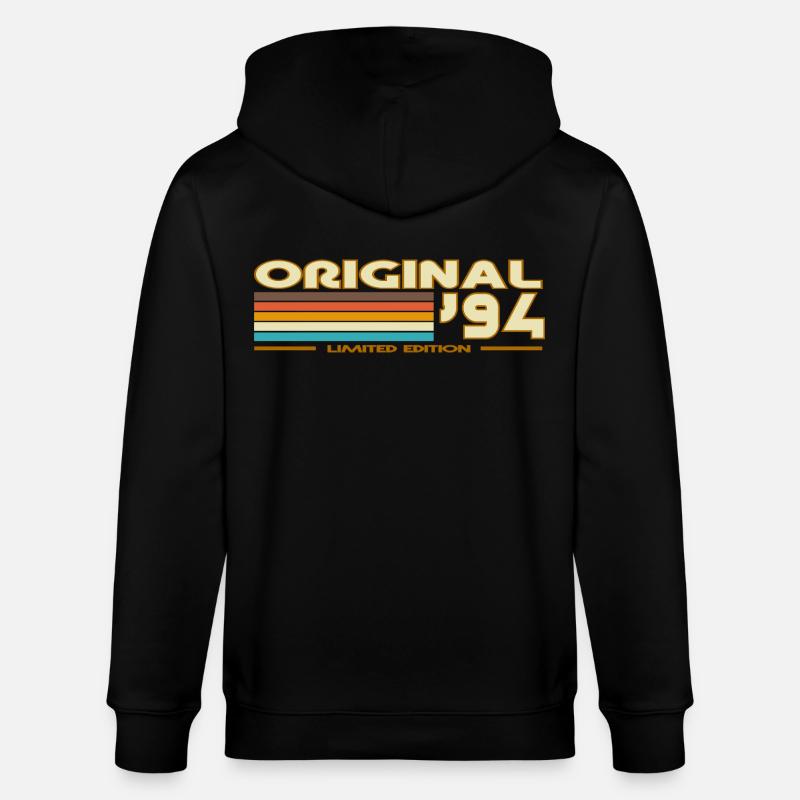 1994 - Stanley/Stella Unisex Bio-Kapuzenjacke CULTIVATOR  - Schwarz