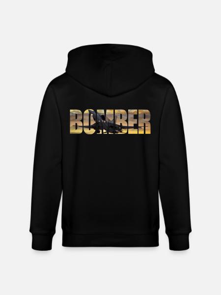 Bomber Tu-22 M3 - Stanley/Stella CULTIVATOR  Unisex Organic Hooded Jacket - black