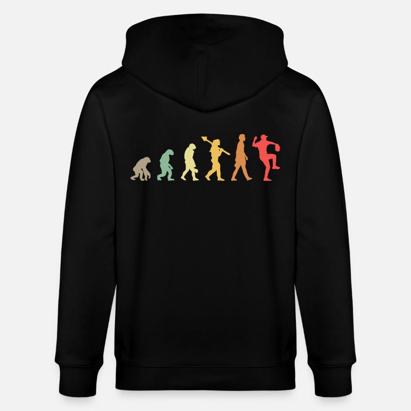 Baseball Evolution - Stanley/Stella Unisex Bio-Kapuzenjacke CULTIVATOR  - Schwarz