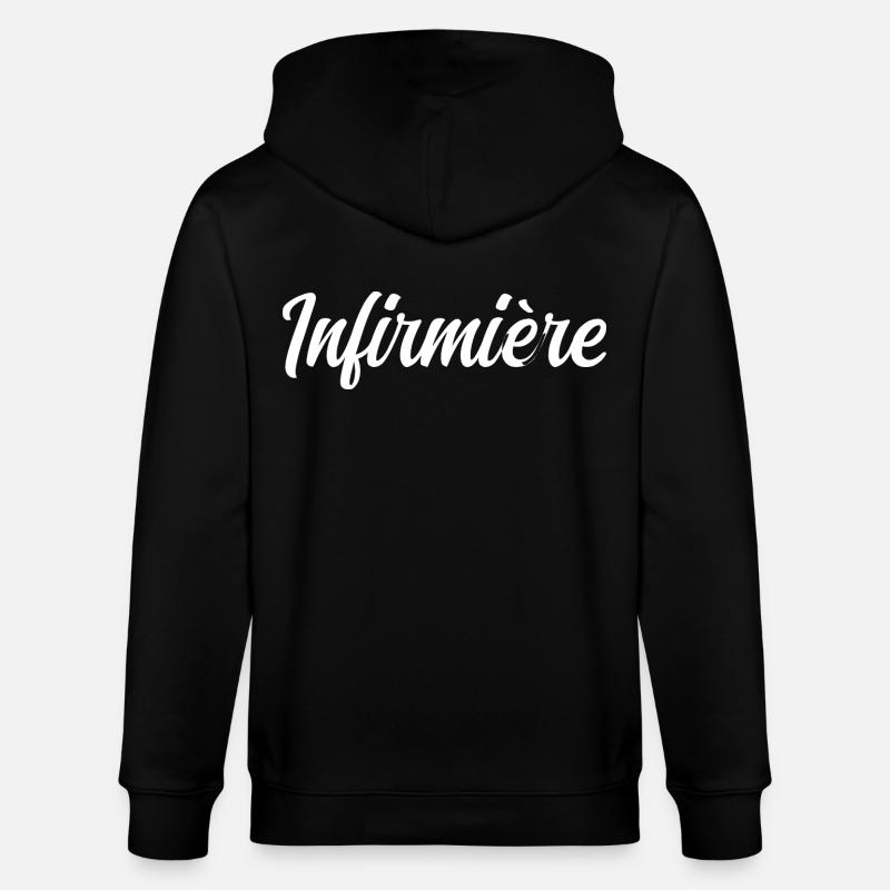 Krankenschwester - Stanley/Stella Unisex Bio-Kapuzenjacke CULTIVATOR  - Schwarz