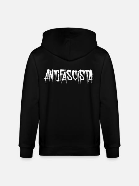 Lettrage antifasciste Graffiti Antifascisme - Veste à capuche bio CULTIVATOR Stanley/Stella Unisexe - noir