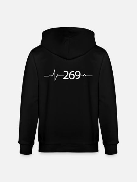269 - RESPEKTIERE LEBEN - Stanley/Stella Unisex Bio-Kapuzenjacke CULTIVATOR - Schwarz