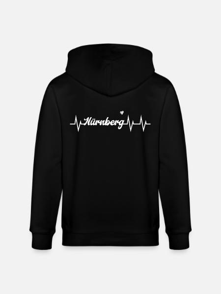 Heartbeat Nürnberg - Stanley/Stella Unisex Bio-Kapuzenjacke CULTIVATOR - Schwarz