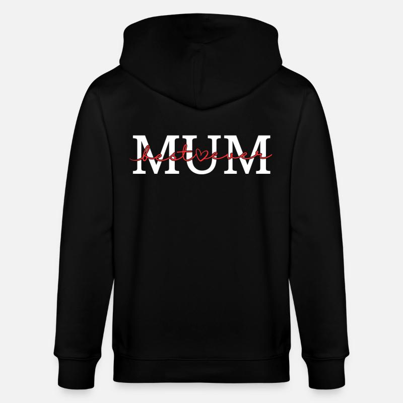 Meilleure maman de tous les temps - Veste à capuche bio CULTIVATOR Stanley/Stella Unisexe - noir