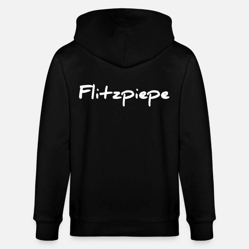 Flitzpiepe - Stanley/Stella Unisex Bio-Kapuzenjacke CULTIVATOR  - Schwarz