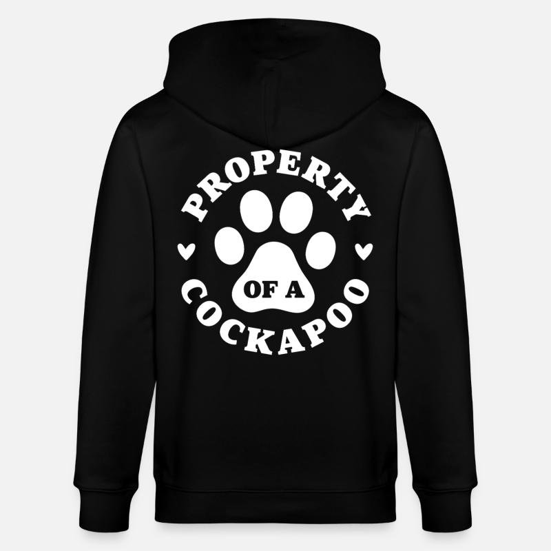 Propriété d’un Cockapoo - Veste à capuche bio CULTIVATOR Stanley/Stella Unisexe - noir