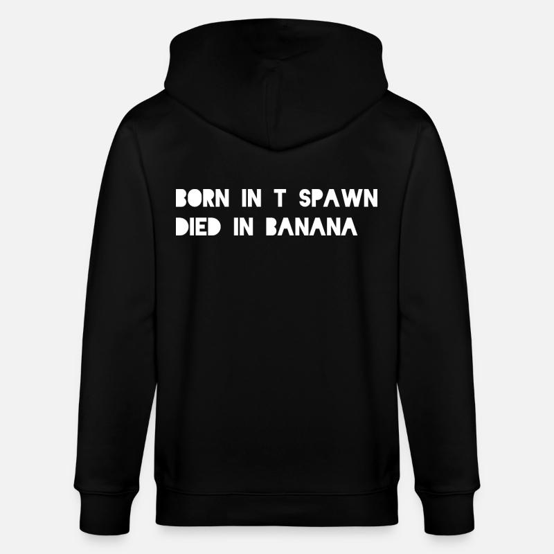 CS2_Born_in_T_Spawn - Stanley/Stella Unisex Bio-Kapuzenjacke CULTIVATOR  - Schwarz