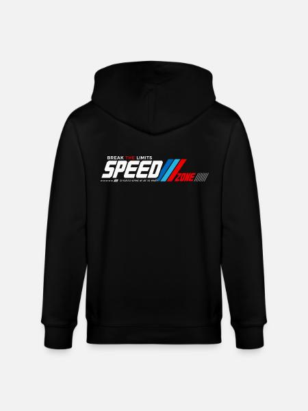 Speed Zone: Grenzen Brechen - Stanley/Stella Unisex Bio-Kapuzenjacke CULTIVATOR  - Schwarz