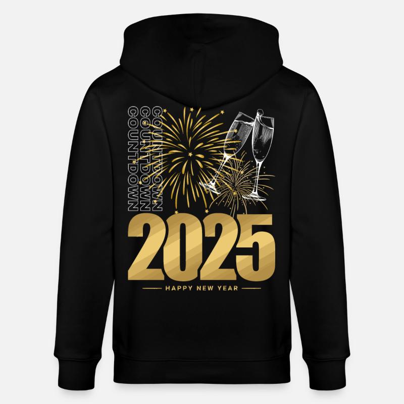 Nouvel An 2025 - Veste à capuche bio CULTIVATOR Stanley/Stella Unisexe - noir