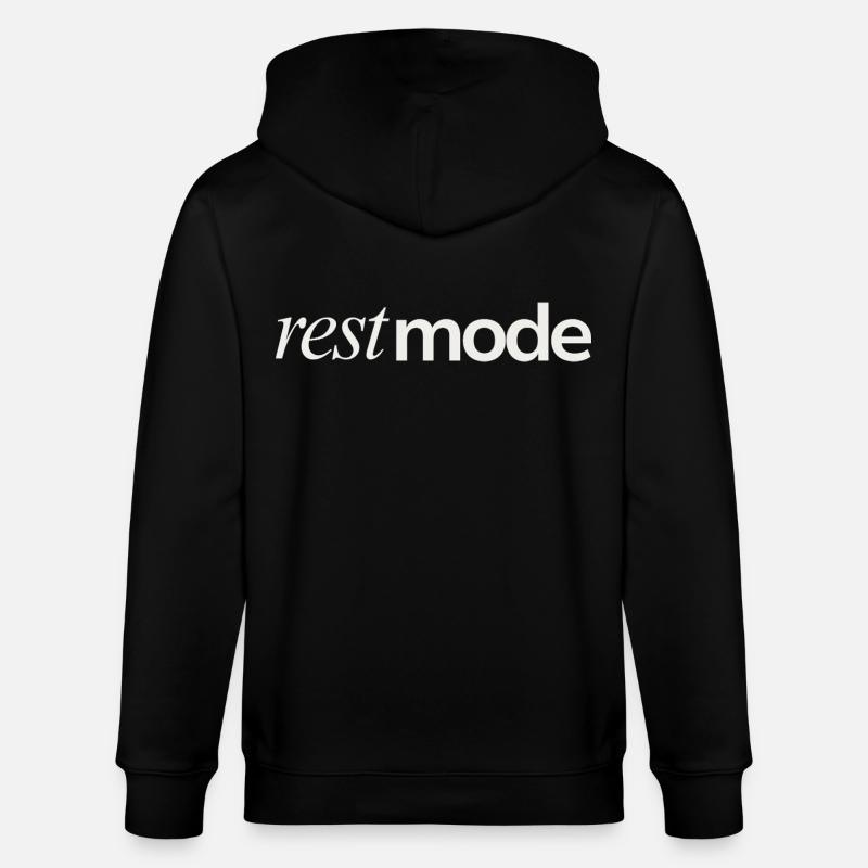 Rest Mode Mood - Stanley/Stella Unisex Bio-Kapuzenjacke CULTIVATOR  - Schwarz