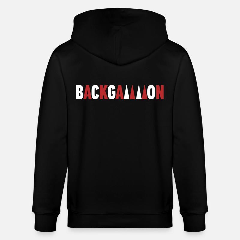 backgammon - Veste à capuche bio CULTIVATOR Stanley/Stella Unisexe - noir