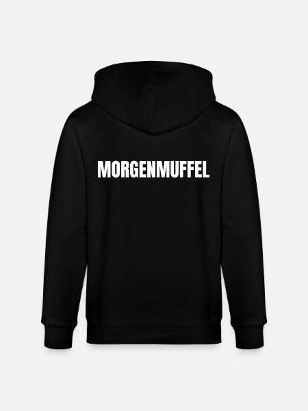 MORGENMUFFEL WEISS - Stanley/Stella Unisex Bio-Kapuzenjacke CULTIVATOR - Schwarz