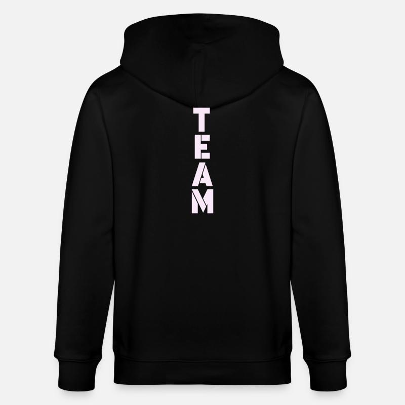 team - Stanley/Stella Unisex Bio-Kapuzenjacke CULTIVATOR  - Schwarz