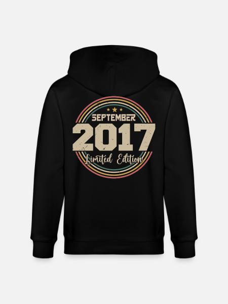September 2017 Birthday Gift 2017 - Stanley/Stella CULTIVATOR Unisex Organic Hooded Jacket - black