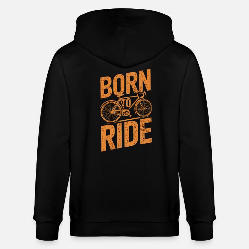 Né pour rouler - Veste à capuche bio CULTIVATOR Stanley/Stella Unisexe - noir