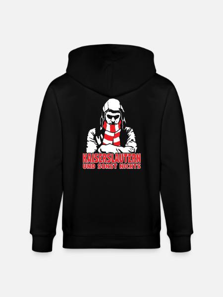 Kaiserslautern und sonst nichts - Stanley/Stella Unisex Bio-Kapuzenjacke CULTIVATOR  - Schwarz