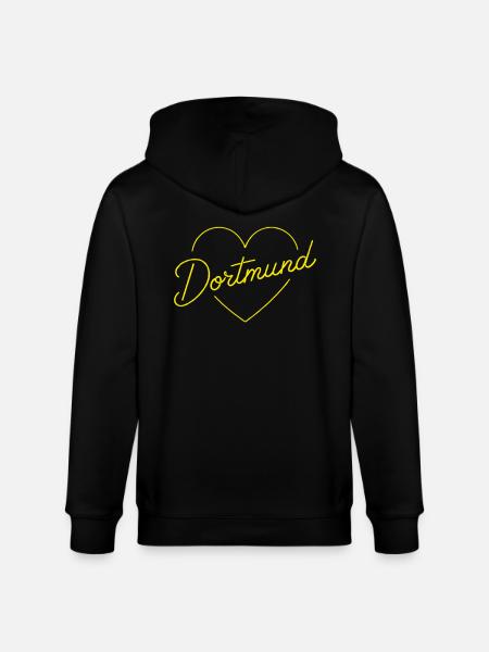 Love Dortmund - Stanley/Stella CULTIVATOR Unisex Organic Hooded Jacket - black