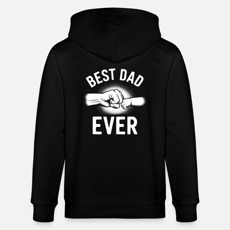 Best Dad Ever – Faust - Stanley/Stella Unisex Bio-Kapuzenjacke CULTIVATOR - Schwarz