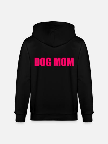 Dog mom - Stanley/Stella CULTIVATOR Unisex Organic Hooded Jacket - black