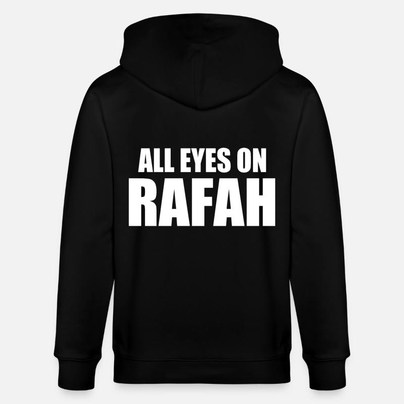all eyes on rafah - Stanley/Stella CULTIVATOR  Unisex Organic Hooded Jacket - black