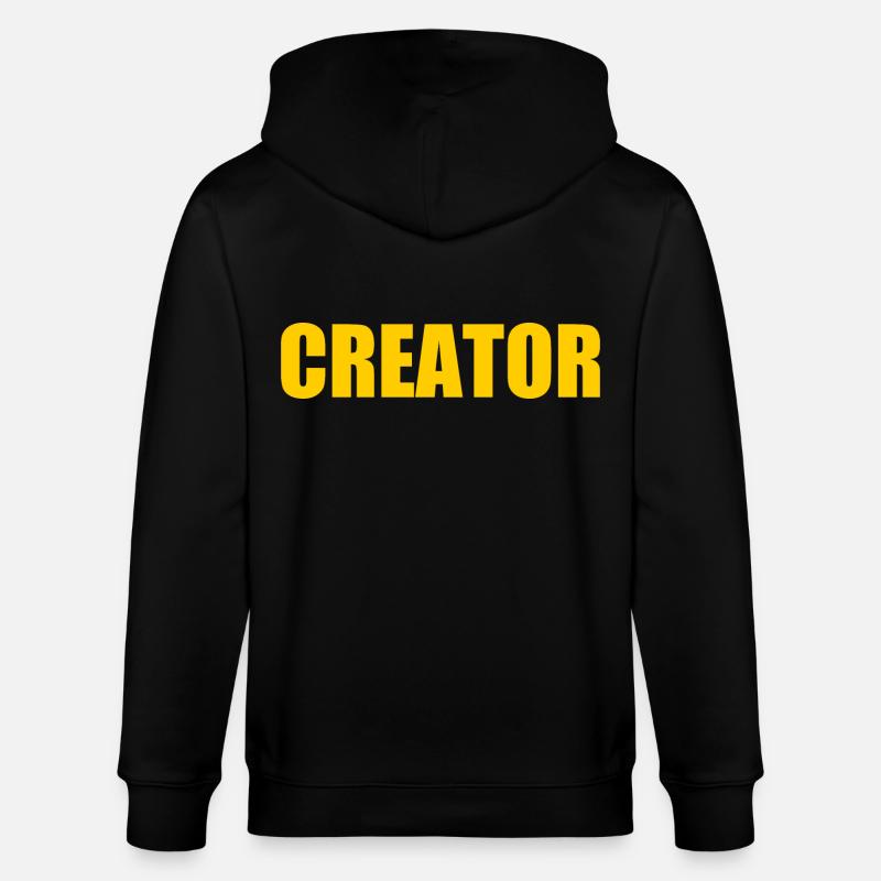 Creator - Stanley/Stella Unisex Bio-Kapuzenjacke CULTIVATOR  - Schwarz