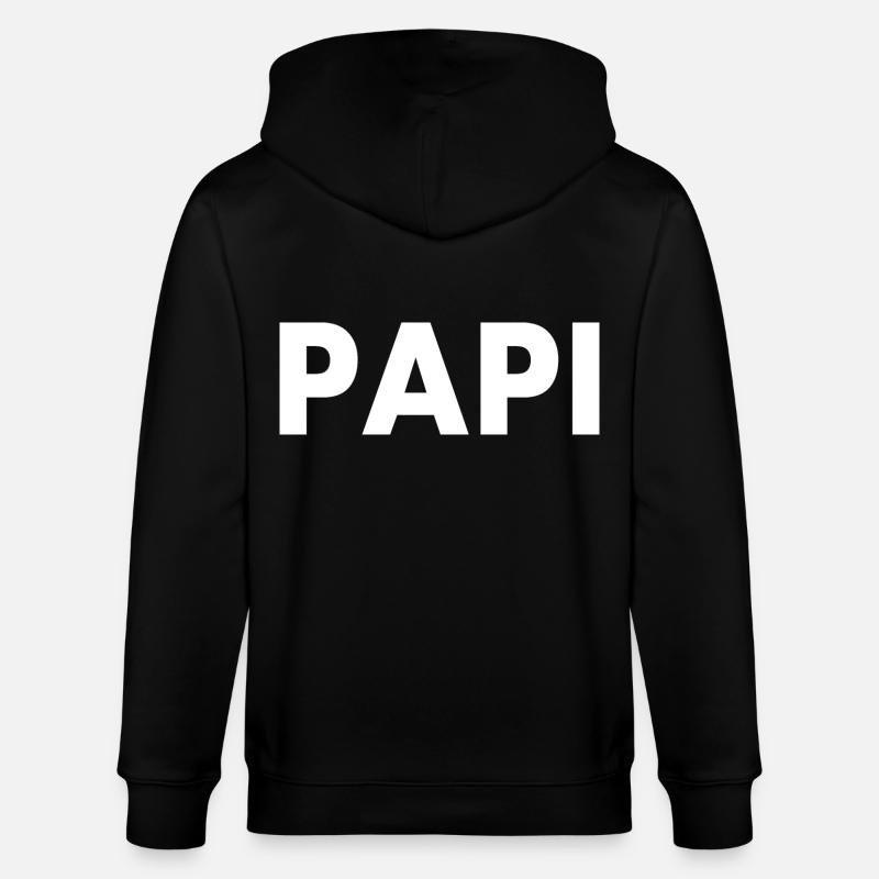 Papi - Veste à capuche bio CULTIVATOR Stanley/Stella Unisexe - noir
