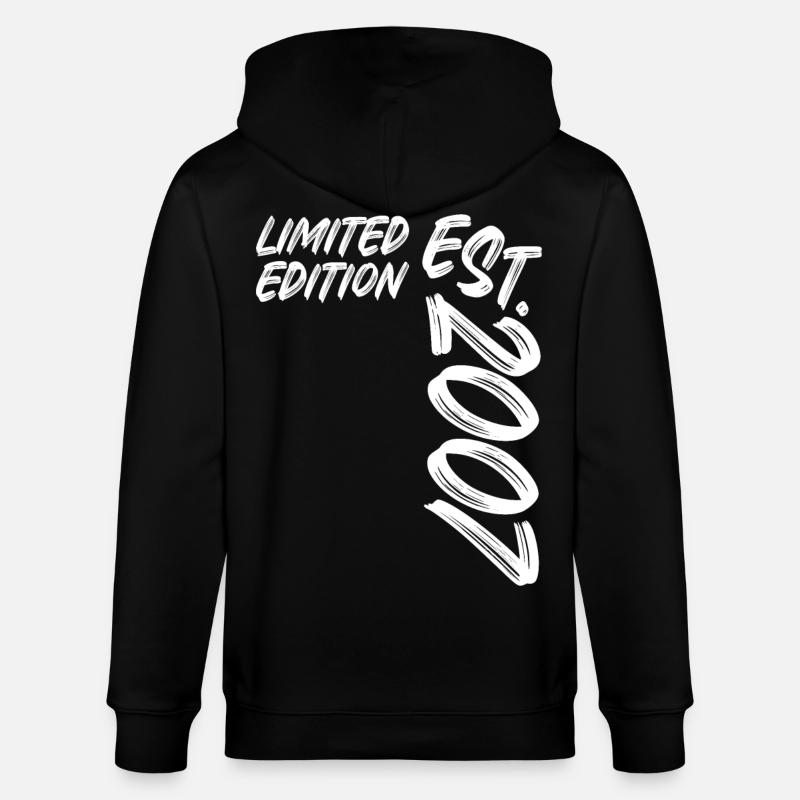 Limited Edition Est. 2007 - Stanley/Stella Unisex Bio-Kapuzenjacke CULTIVATOR  - Schwarz