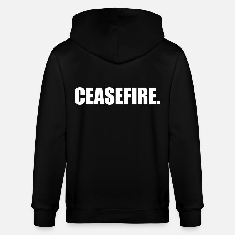 Ceasefire - Stanley/Stella Unisex Bio-Kapuzenjacke CULTIVATOR - Schwarz