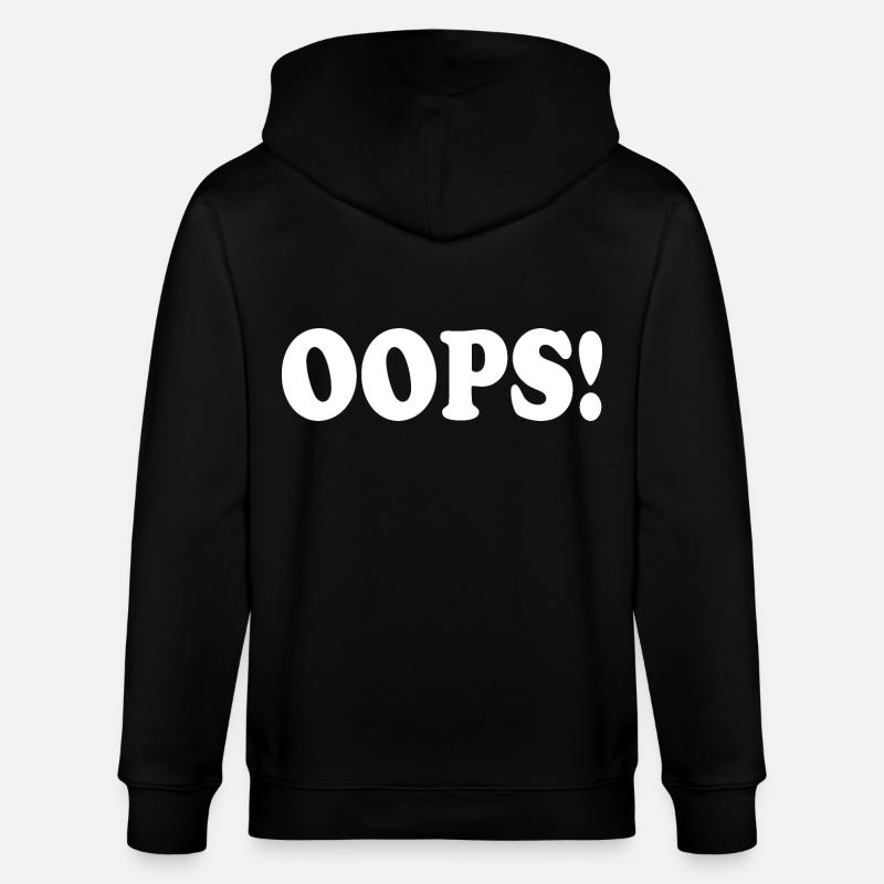 Oops - Veste à capuche bio CULTIVATOR Stanley/Stella Unisexe - noir