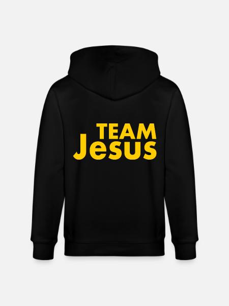 Team jesus - Stanley/Stella CULTIVATOR Unisex Organic Hooded Jacket - black