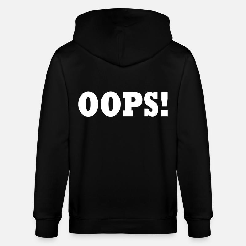 Oops - Veste à capuche bio CULTIVATOR Stanley/Stella Unisexe - noir