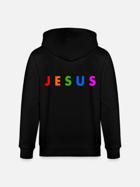 Jesus - Veste à capuche bio CULTIVATOR Stanley/Stella Unisexe - noir