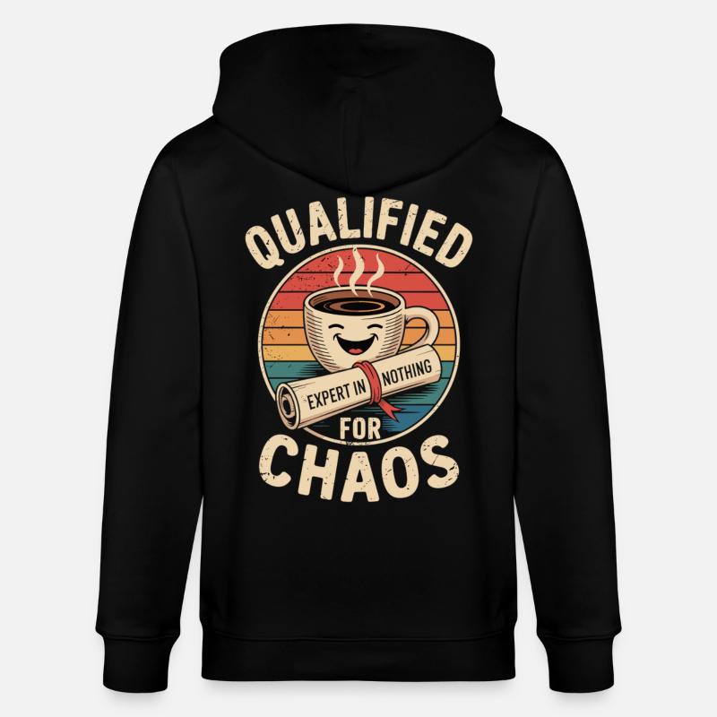 Expert du chaos absolu - Veste à capuche bio CULTIVATOR Stanley/Stella Unisexe - noir