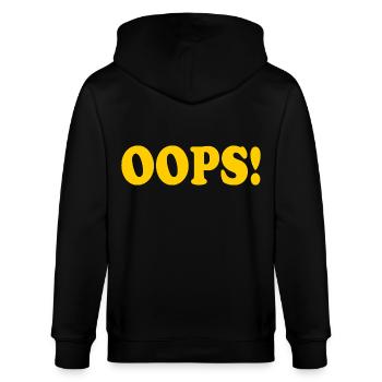 Oops - Stanley/Stella Unisex Bio-Kapuzenjacke CULTIVATOR  - Schwarz - Hinten - Anna (173cm)