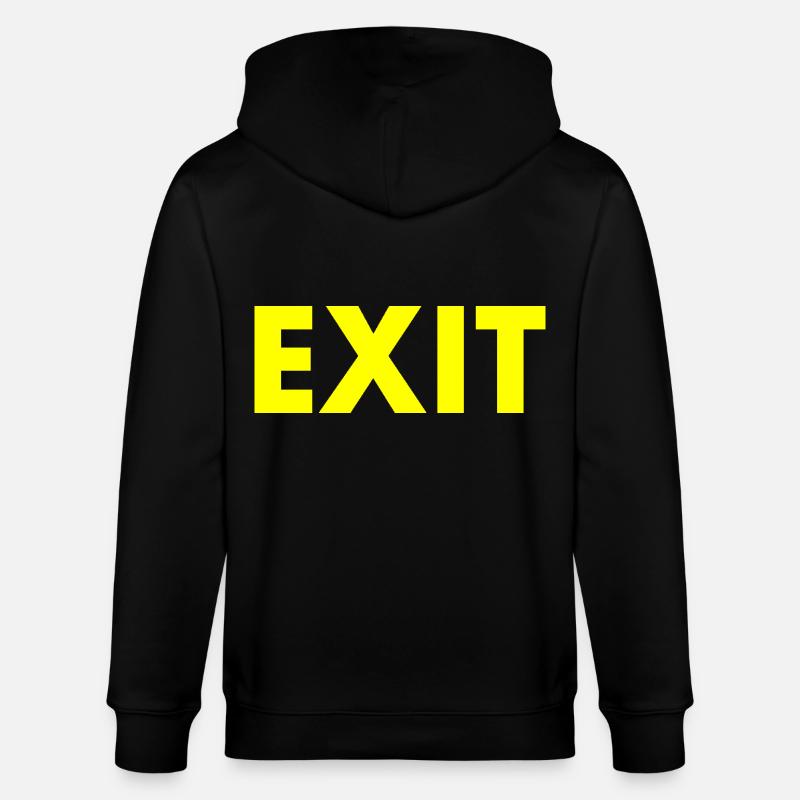 Exit - Stanley/Stella Unisex Bio-Kapuzenjacke CULTIVATOR  - Schwarz