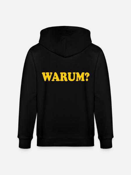 Warum - Stanley/Stella Unisex Bio-Kapuzenjacke CULTIVATOR  - Schwarz