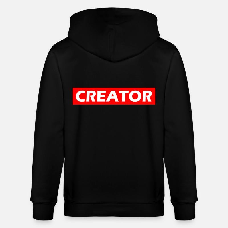 Creator - Stanley/Stella Unisex Bio-Kapuzenjacke CULTIVATOR  - Schwarz