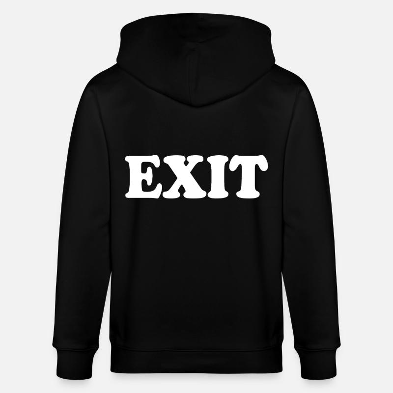 Exit - Stanley/Stella Unisex Bio-Kapuzenjacke CULTIVATOR  - Schwarz