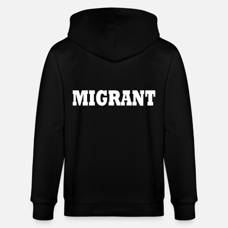 Migrant - Stanley/Stella Unisex Bio-Kapuzenjacke CULTIVATOR  - Schwarz